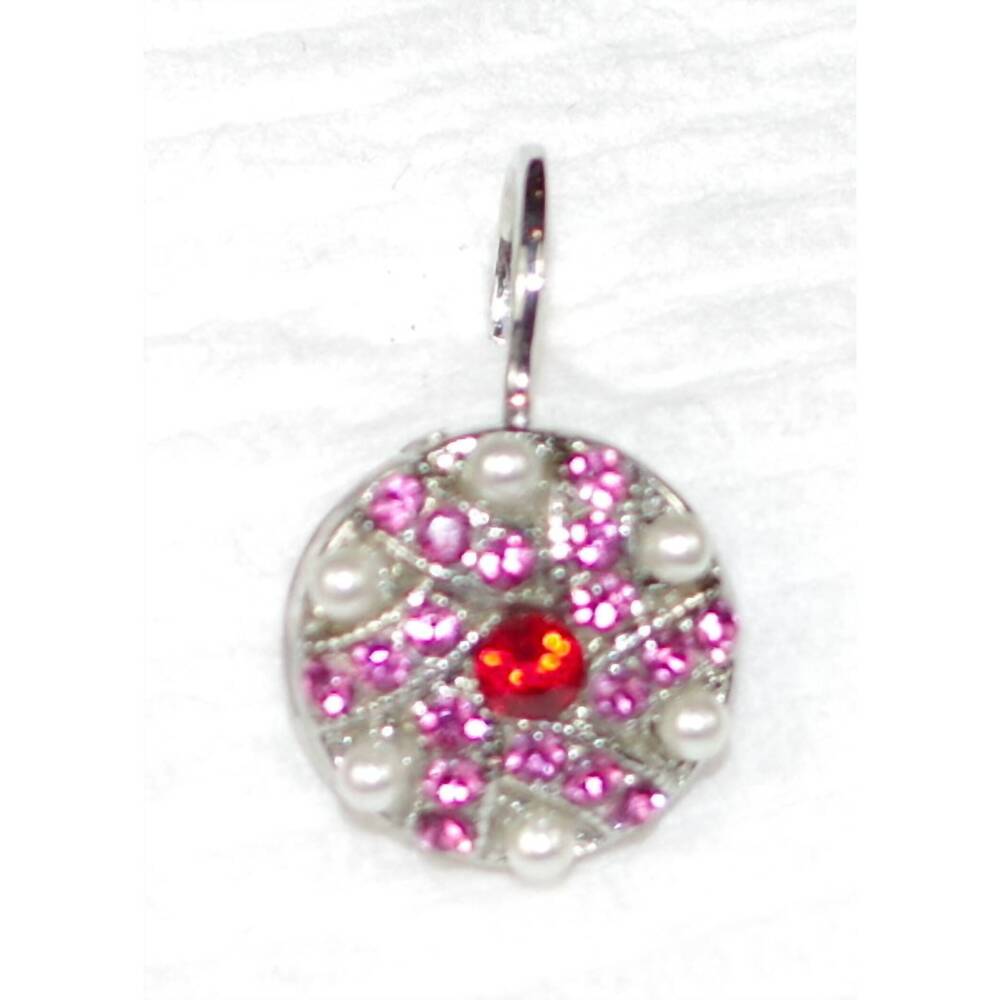 NEW MARIANA women's roxanne earrings in red/ purple/ pearl